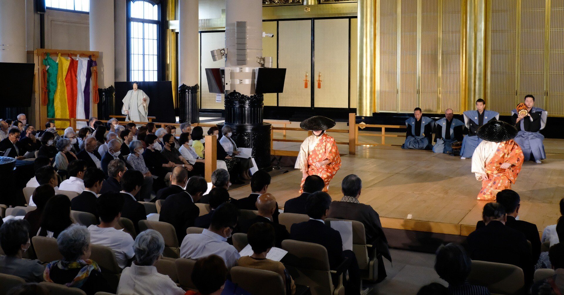 武蔵野大学発祥の地、築地本願寺で新作能「親鸞」を上演！～夢と現実が