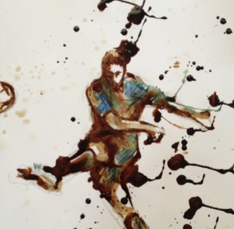 コーヒーをたらす理由｜minori coffee painting