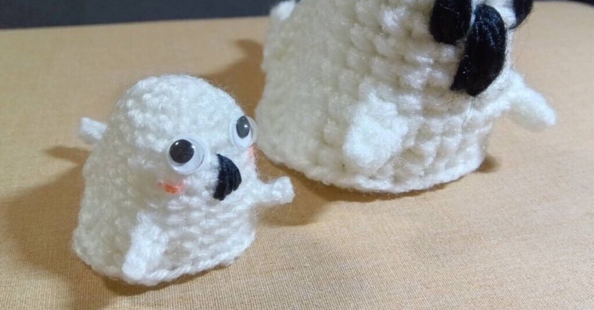👻お化けちゃんの編み図｜編みgyosonまか