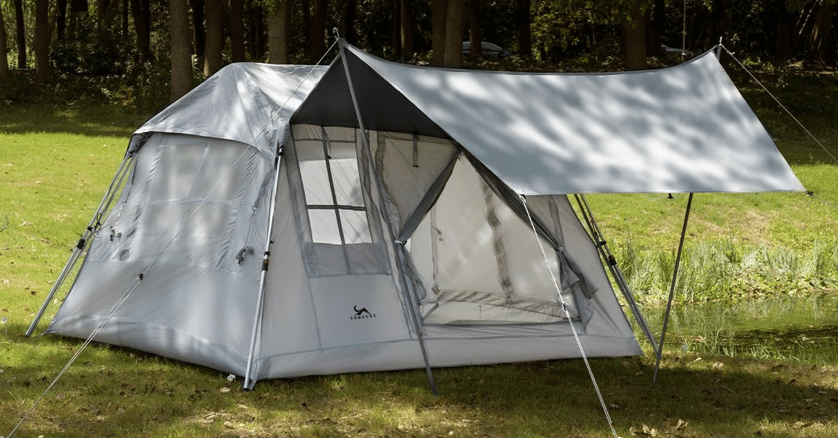 テントバカの新作テント情報(tomount ワンタッチロッジテントs)｜尾上
