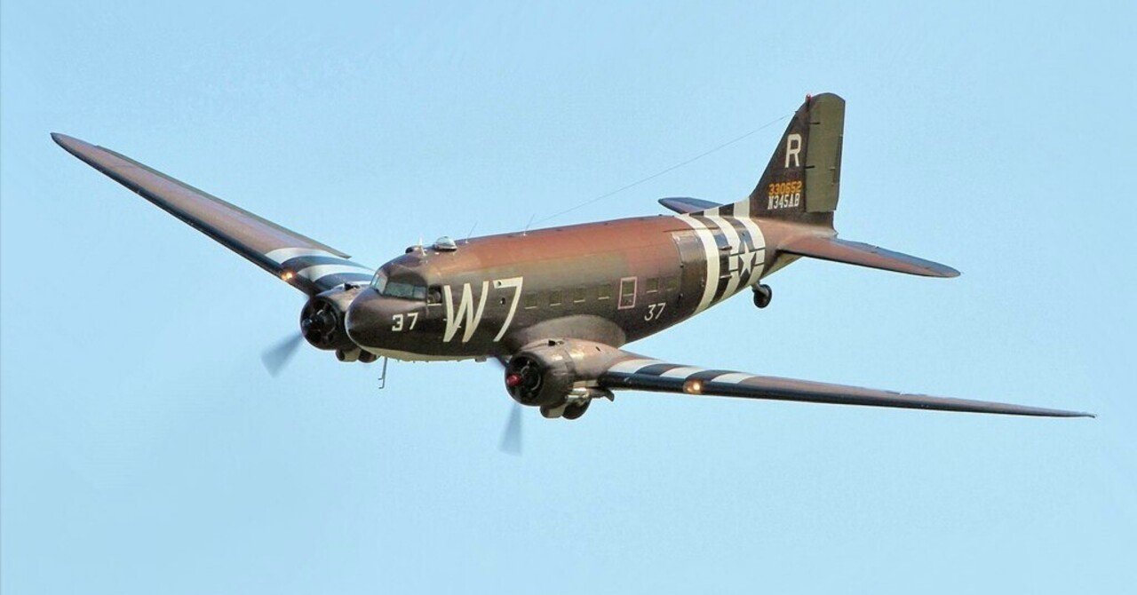 輸送機の物語②〜戦争に従事したDC-3の活躍（C-47）｜ワンモア@航空