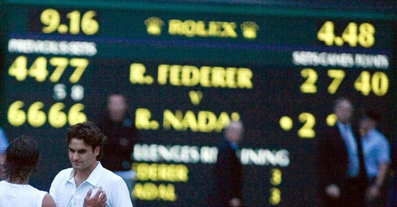 ウィンブルドンのフェデラー対ナダル（2008年）｜安藤優 Masaru Ando