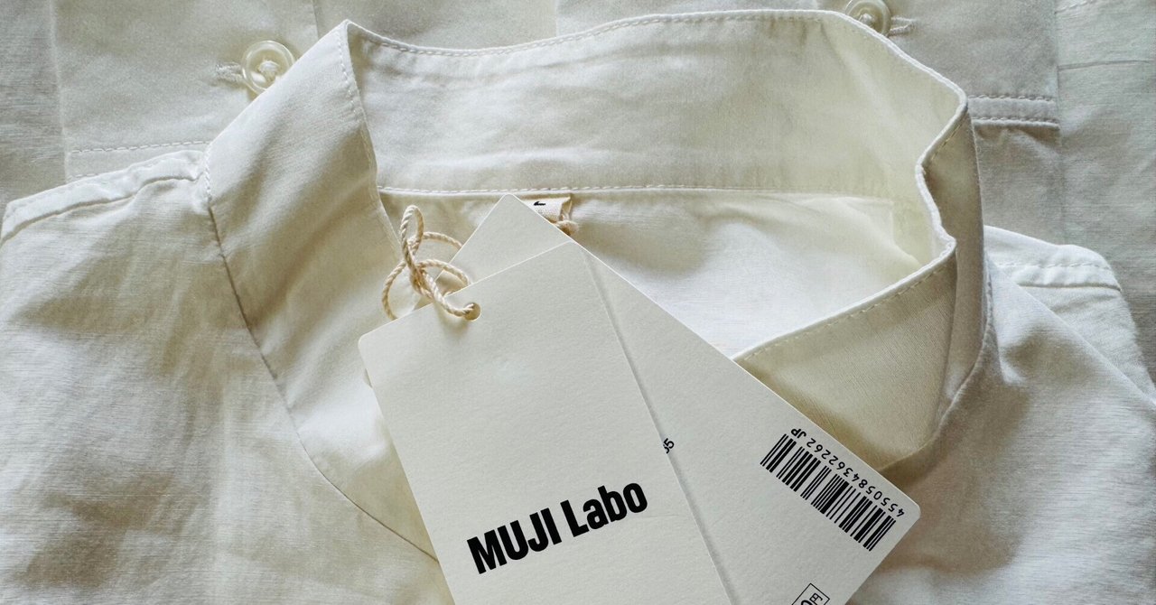 MUJI Labo シルク混オープンカラーシャツ｜kayocino