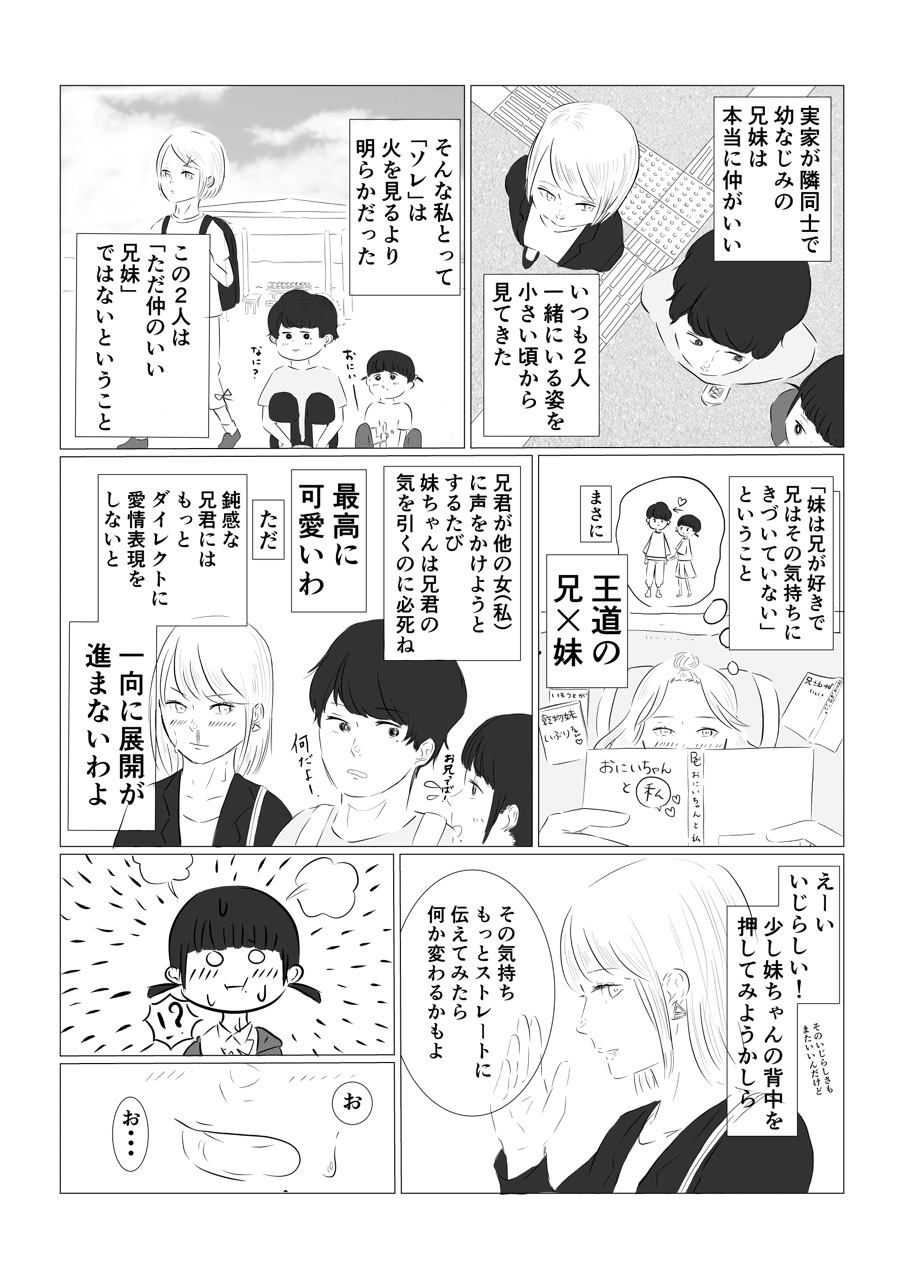 4p 創作漫画 兄と妹とお隣さん パートナーシップについて研究している大学院生 Note 4p 創作漫画 兄と妹とお隣さん パートナーシップについて研究している大学院生 Note