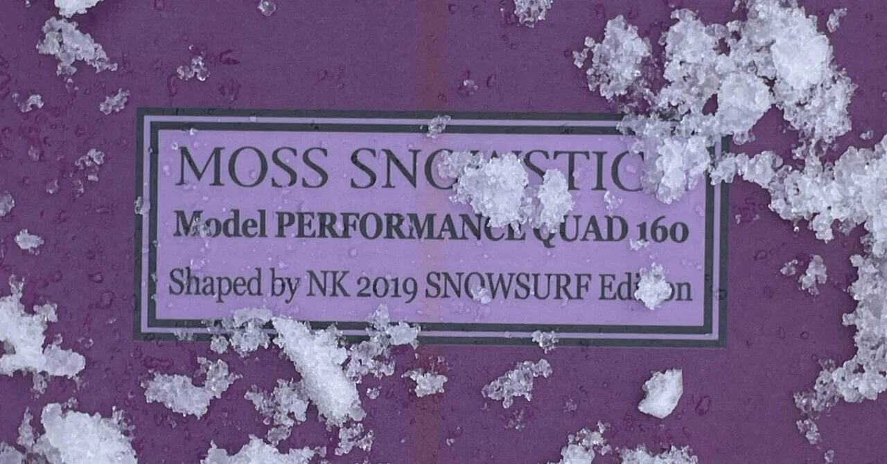 スノーボード通訳】MOSS Performance Quad 160 レビュー｜Satoshi