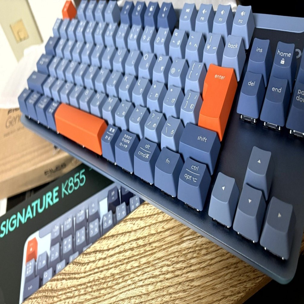 ロジクール SIGNATURE K855 説明書がないのでファンクション切替などの