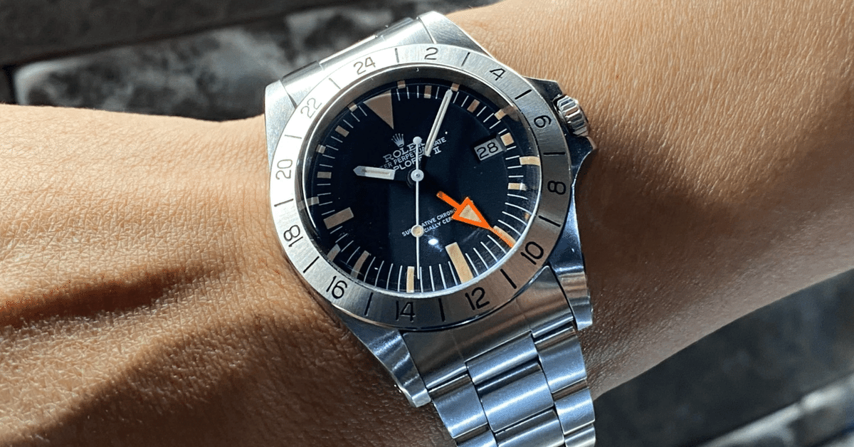 Rolex Explorer II 1655 MK3 Rail Dial Freccione Steve McQueen