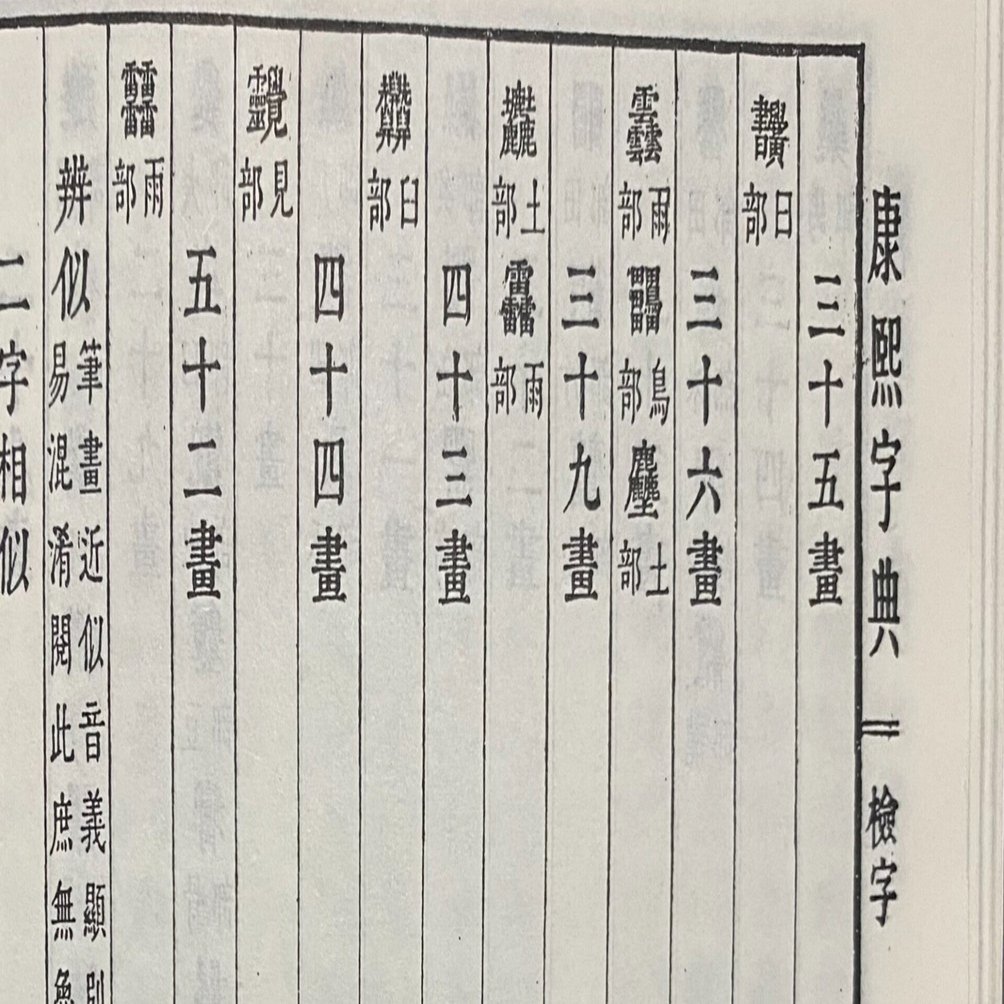 0918 康熙字典 こうきじてん 戍集中(戌集中) 発行不明 画数が一番多い