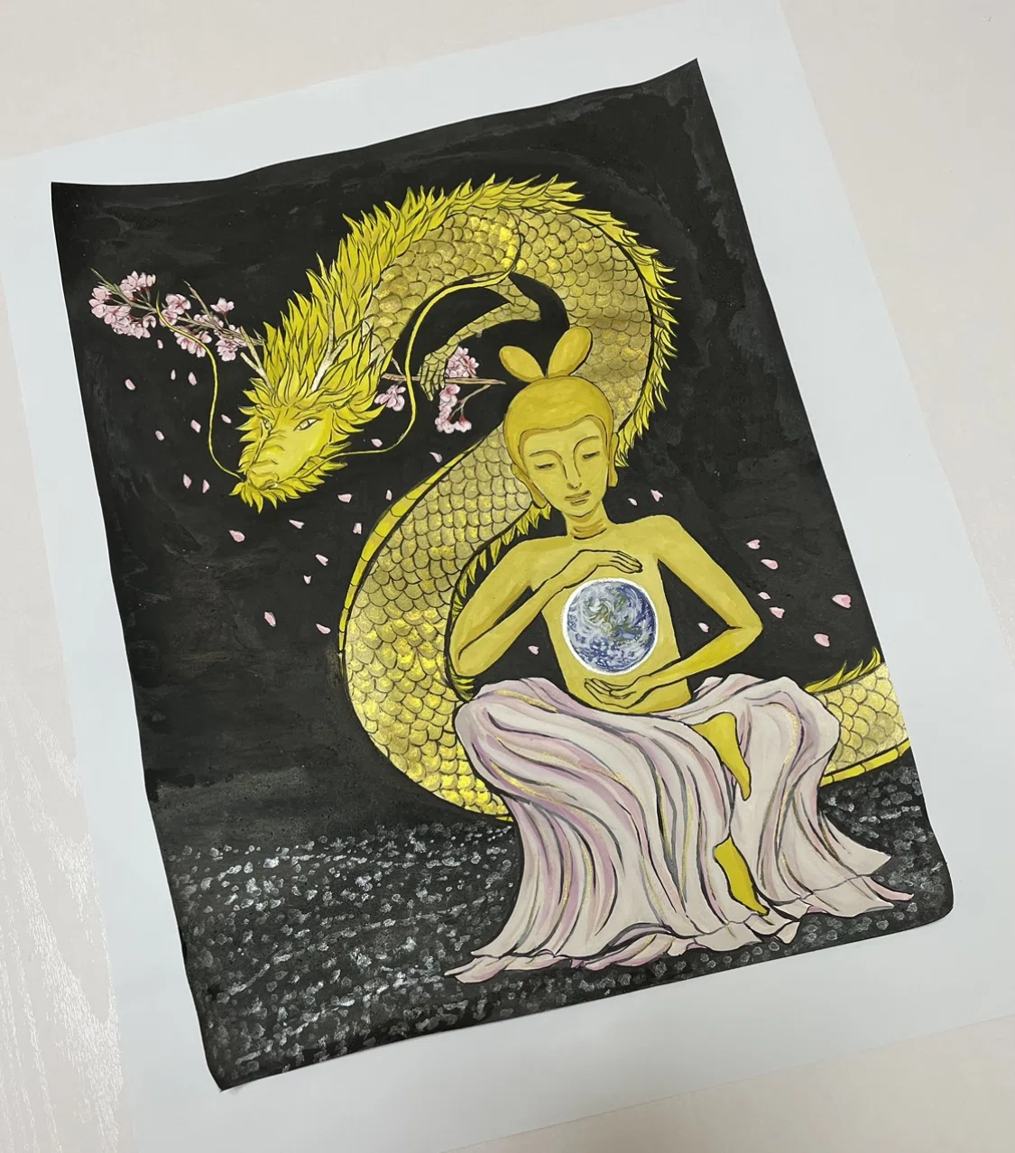 京都墨彩画壇 秋季展【龍神の祭り ～金龍と弥勒菩薩様～ 】京都市