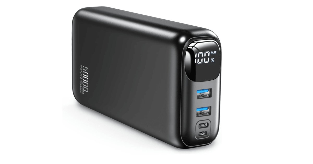 汚れや傷に強いマット加工のQZW P5モバイルバッテリー｜モバイル