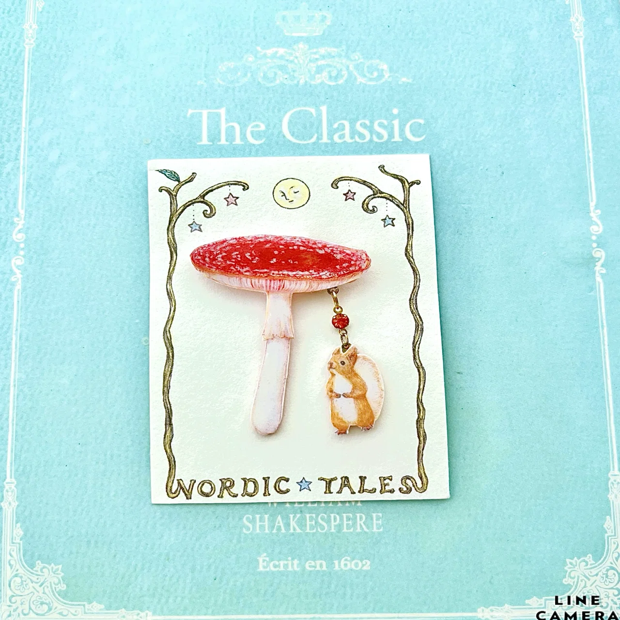 きのことリスブローチ🍄🐿️ ｜NORDIC TALES
