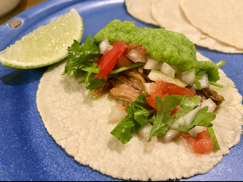 タコス】お手軽味濃いめカルニタスのレシピ｜ぬんぬん