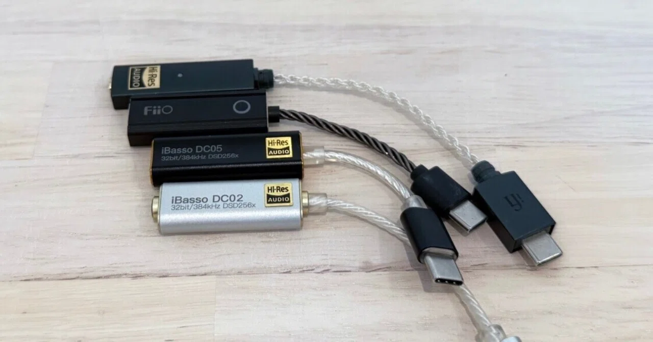 有線イヤホンBQEYZ WINTER fiio Lightning端子DAC付き ドングル