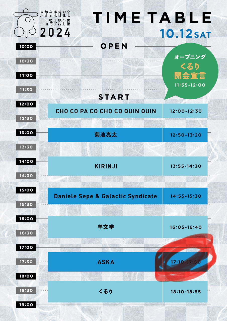 京都音楽博覧会2024 ライブレポ｜高三七区