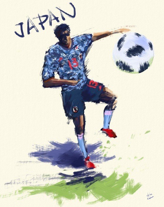 サッカー日本代表の新ユニフォームって なんか目のチカチカするパジャマみたいですね スポーツのユニフォーム は シンプルなデザインの方が良いような気が Dplus Note