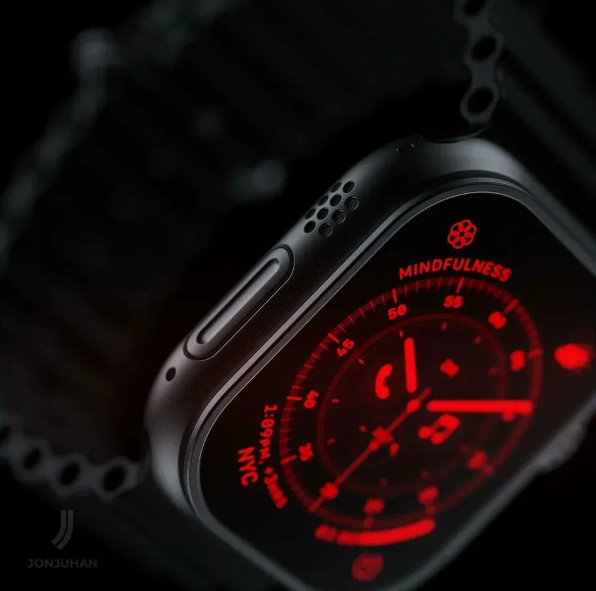 Apple Watchのダークヒーロー 」ultra ブラックチタンモデル｜Kazuhiko