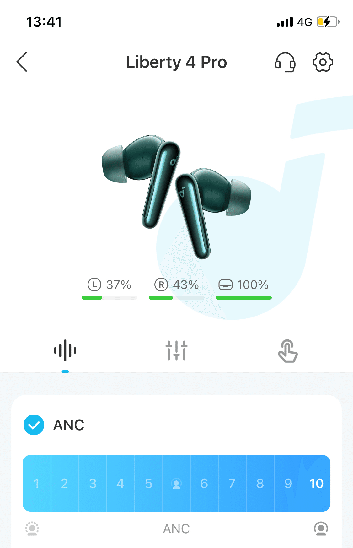SoundCore Liberty 4 Pro バッテリー グリーン② New] Anker Soundcore Liberty 4 Pro In-ear type wireless
