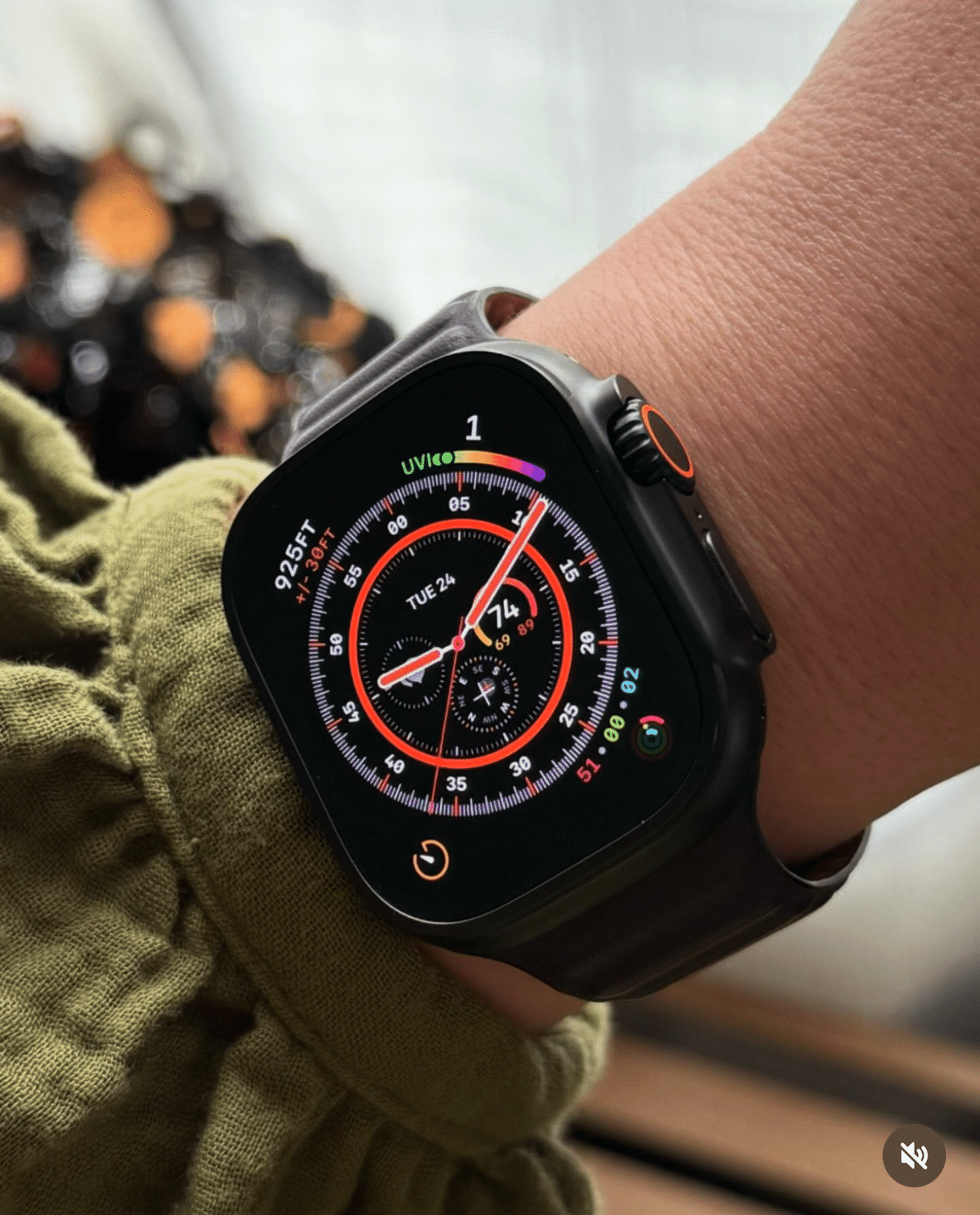Apple Watchのダークヒーロー 」ultra ブラックチタンモデル