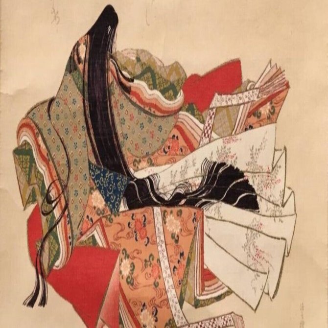 【「紫式部日記」古筆切 】　天文12年（1543）　杉田玄白・所蔵写本 紫式部日記／紫 式部, 池田 亀鑑, 秋山 虔｜岩波文庫 - 岩波書店