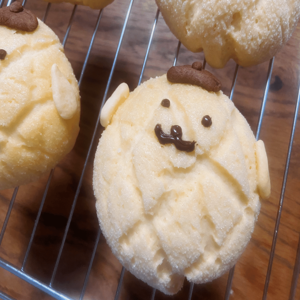 2024/10/15 「ポムポムプリンメロンパン」｜moimoi