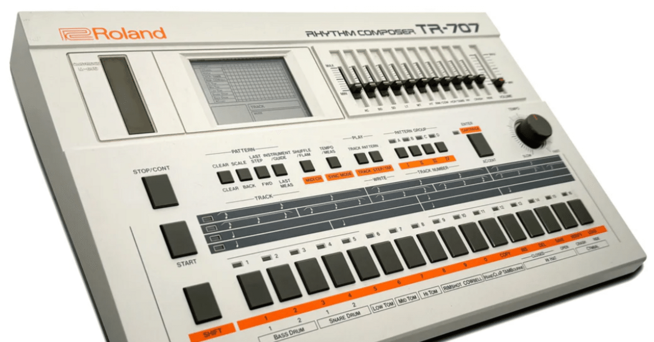 アシッドハウスの一翼 Roland TR-707の魔法｜めきR