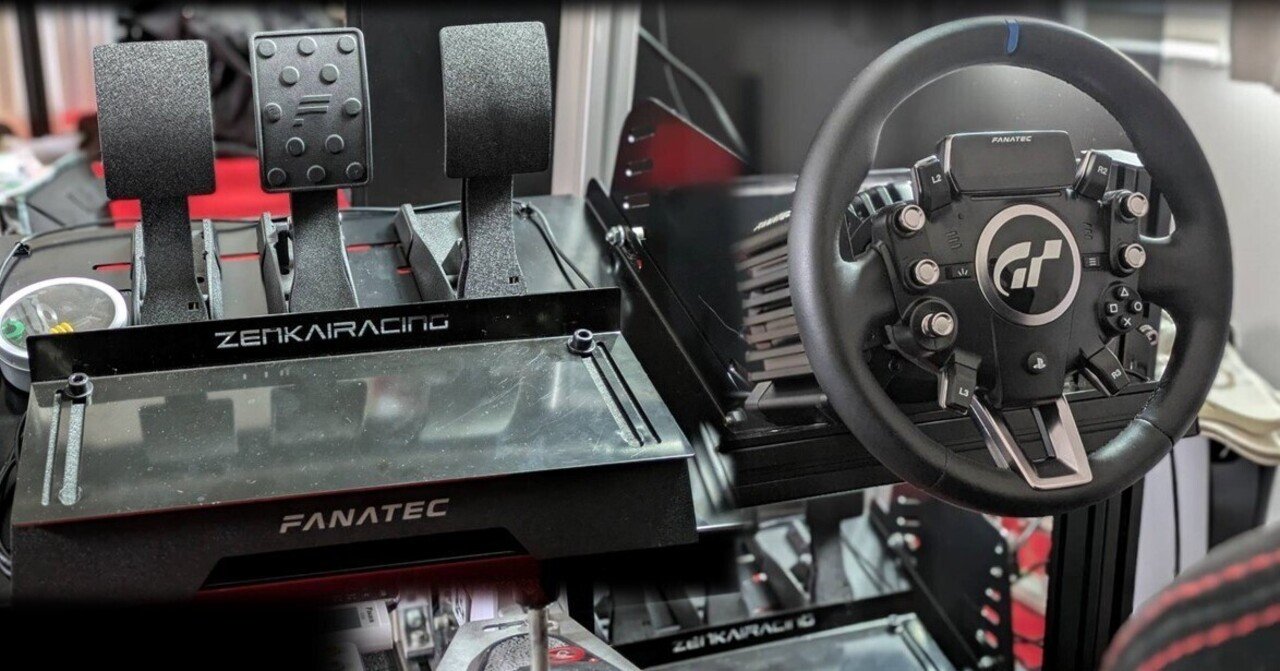 GT7用筐体】FANATEC DD Extreme&CSL Elite Pedal導入!|岡田衛 GT7用筐体】FANATEC DD Extreme&CSL Elite Pedal導入!|岡田衛