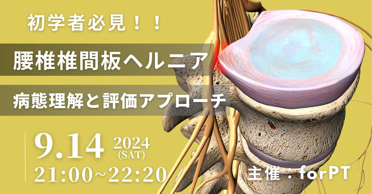 腰椎椎間板ヘルニアの病態理解と評価アプローチ【臨床セミナーマガジン