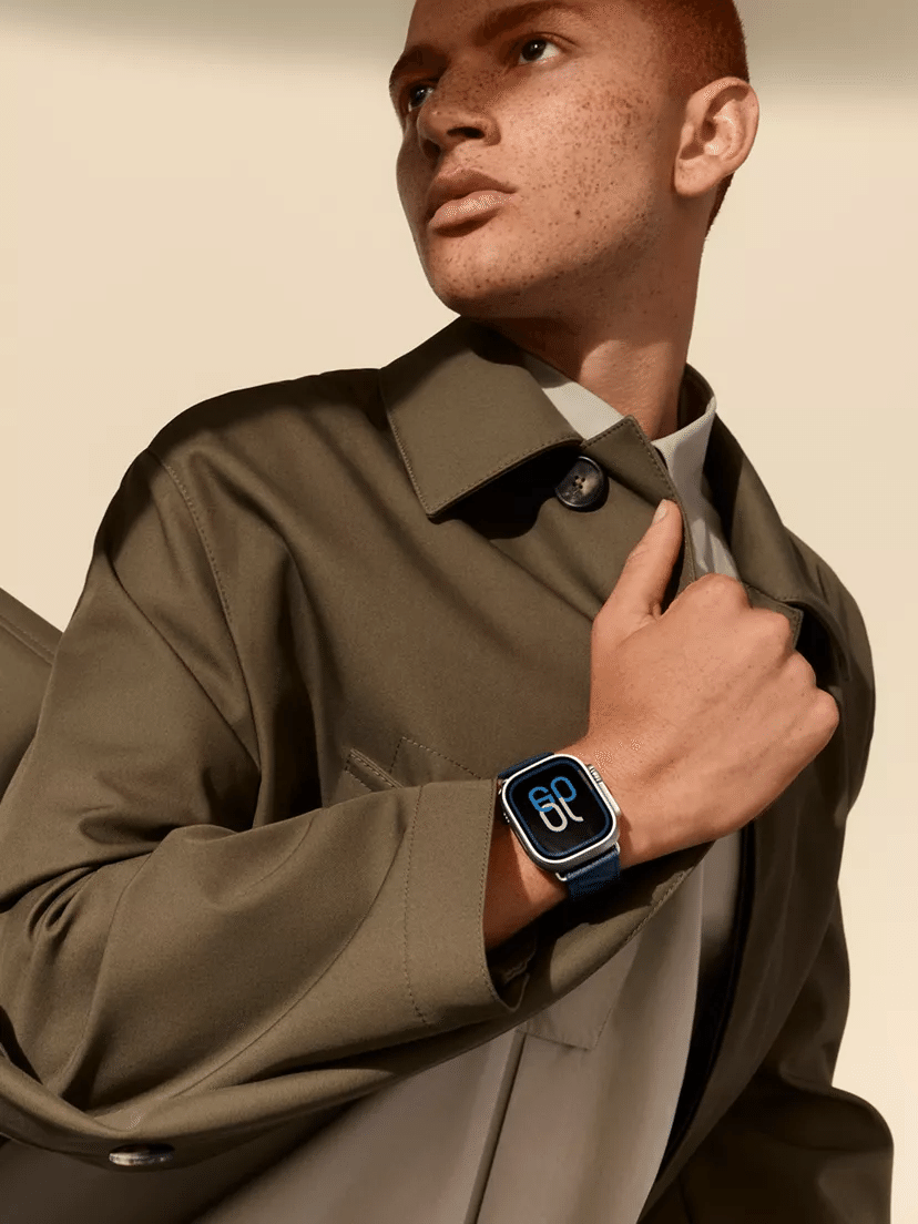 1743 Apple Watch エルメス　エトゥープ　二重　HERMES レザ 1743 Apple Watch エルメスエトゥープ二重HERMES レザ