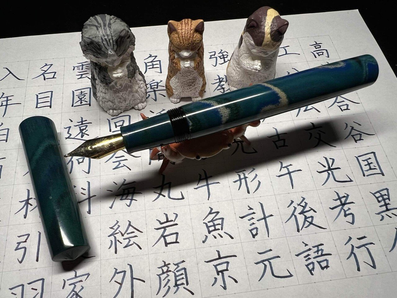 小学生の漢字復習 ワンチャーの夢万年筆峰｜良知(Ryouchi)