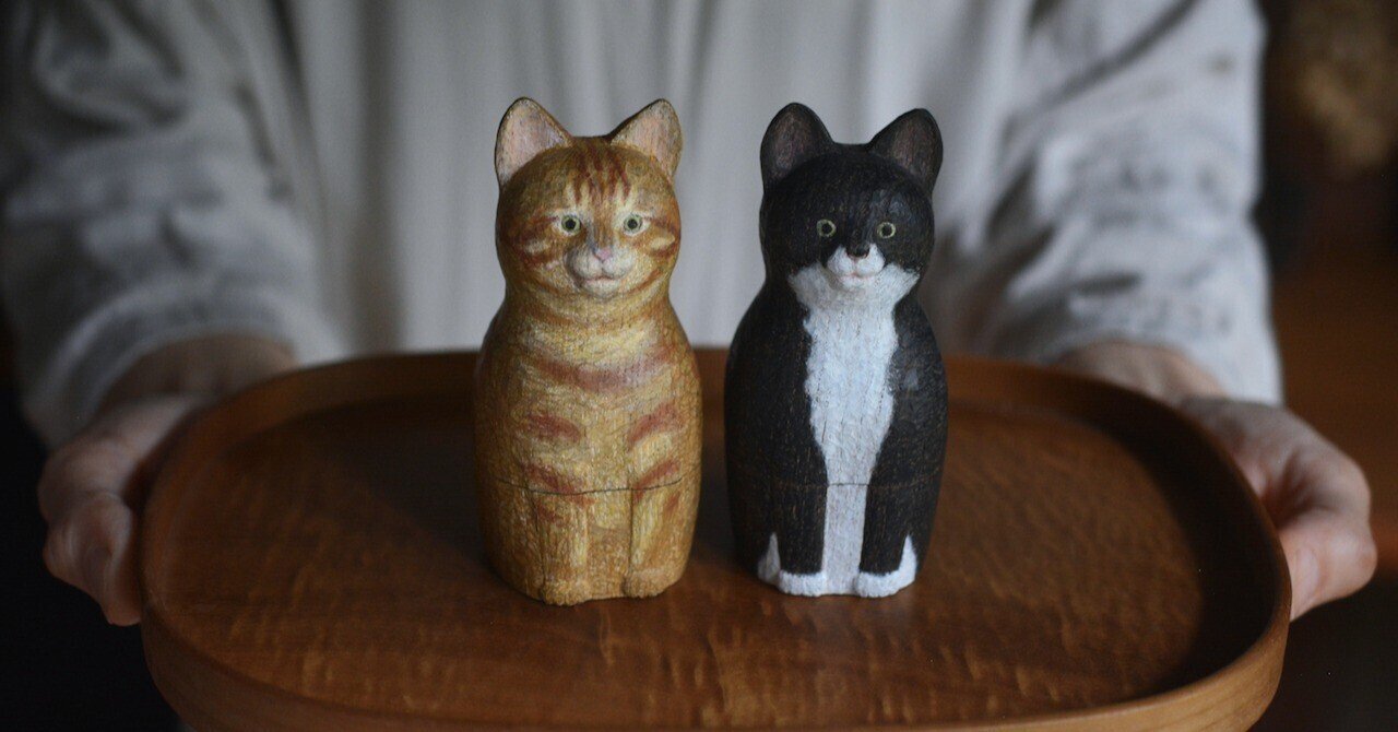 wedding ring boxes of the beloved cats｜初雪・ポッケ