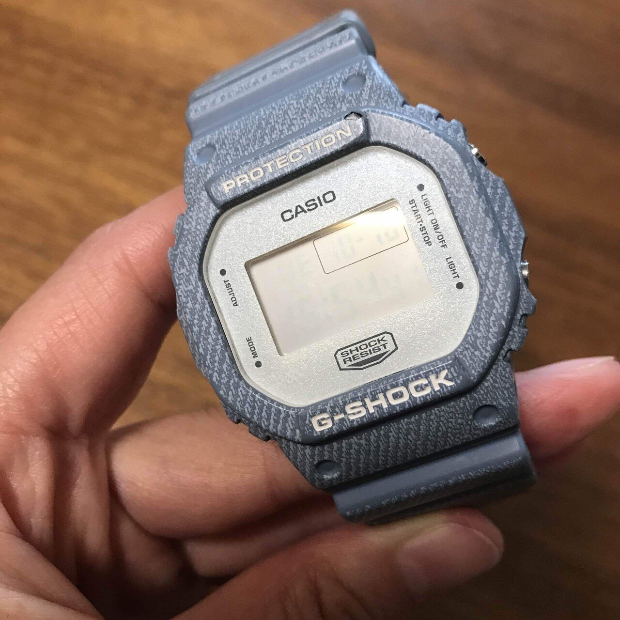 G-SHOCK ブルー ストップウォッチ WR200m 電池切れ G-SHOCK ブルー ストップウォッチ WR200m 電池切れ（G-SHOCK