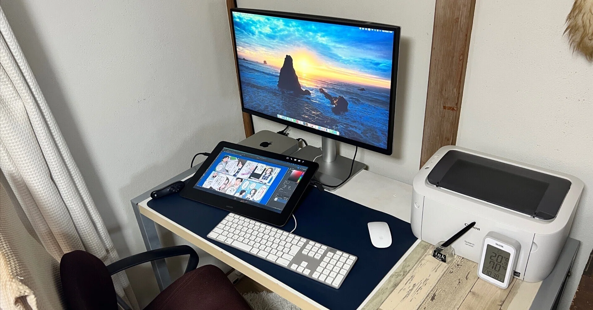 iMac27インチ→MacMini+BenQモニタへの移行記録（漫画家Ver.）｜百万