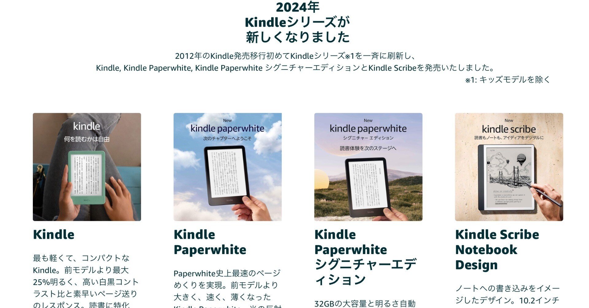 Kindle Oasisの不調その後/ Kindle 新シリーズに4Gモデルは無 Kindle Oasisの不調その後/ Kindle 新シリーズに4Gモデルは無