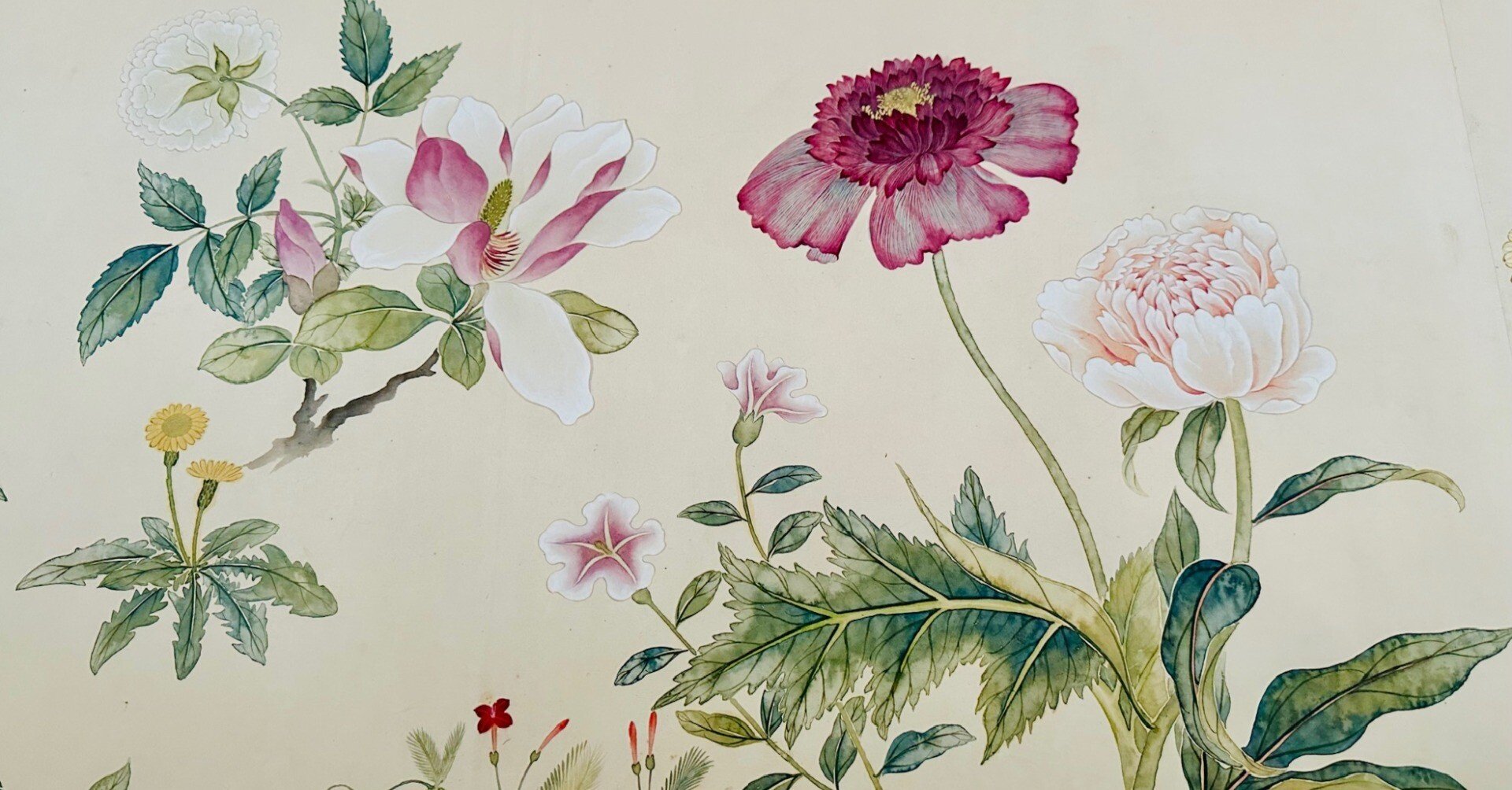 台北・植物アートの旅②】清の宮廷画家が描いた植物画にうっとり