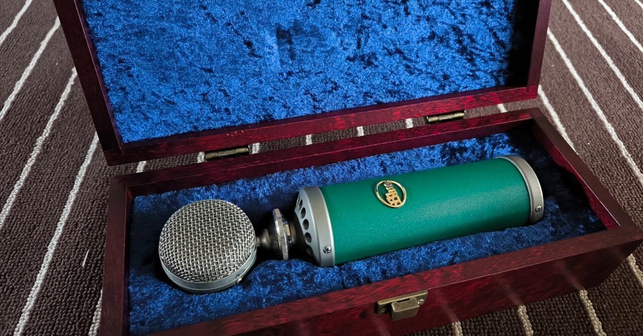 Blueのグリーンなコンデンサーマイク「Kiwi」は……ノイマンに匹敵する