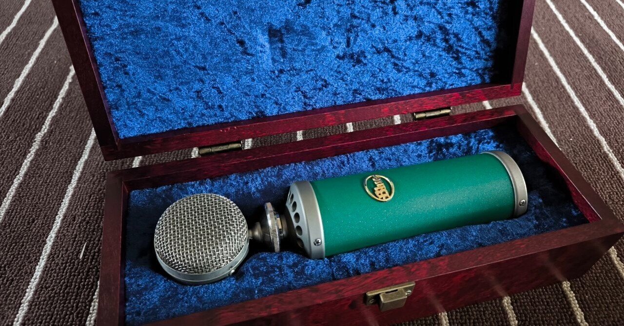 Blueのグリーンなコンデンサーマイク「Kiwi」は……ノイマンに匹敵する