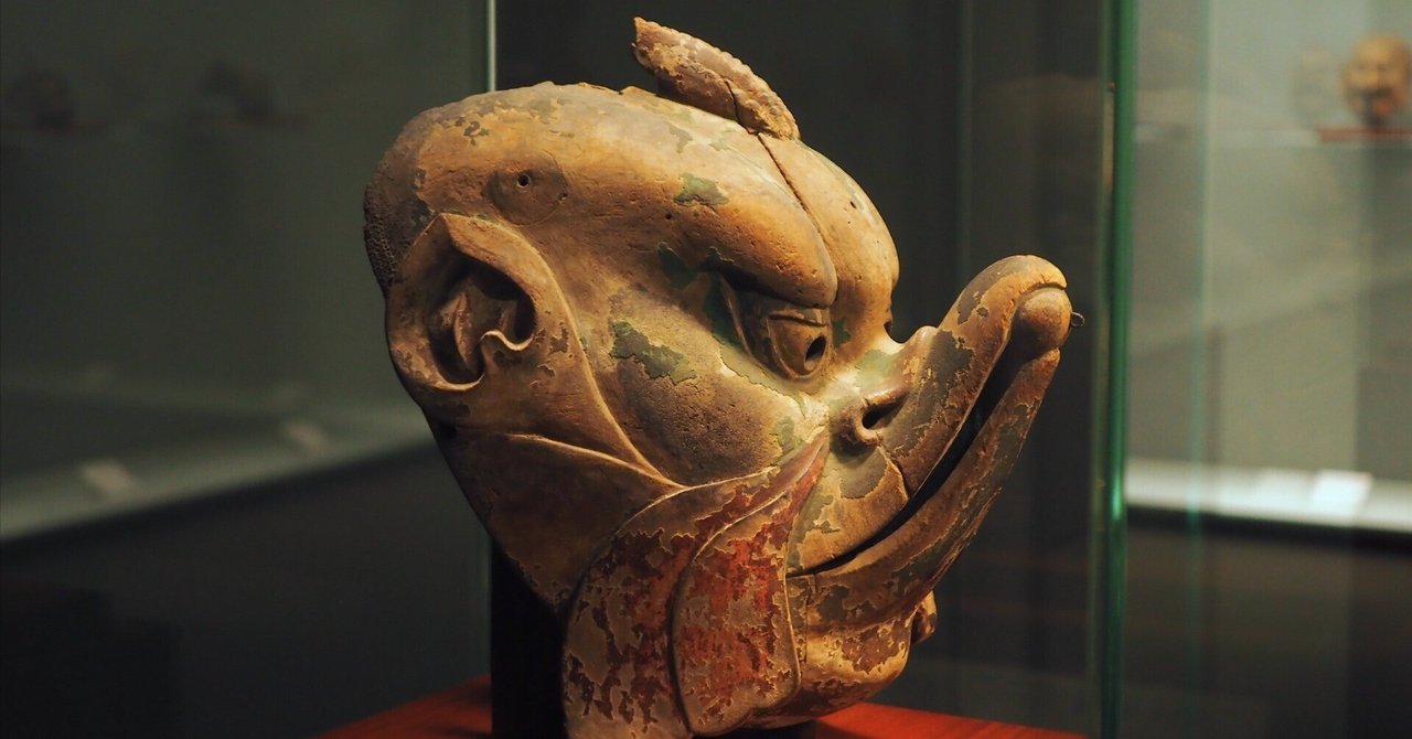 青木繁がスケッチした《伎楽面》を、トーハクで探してみました。｜かわかわ