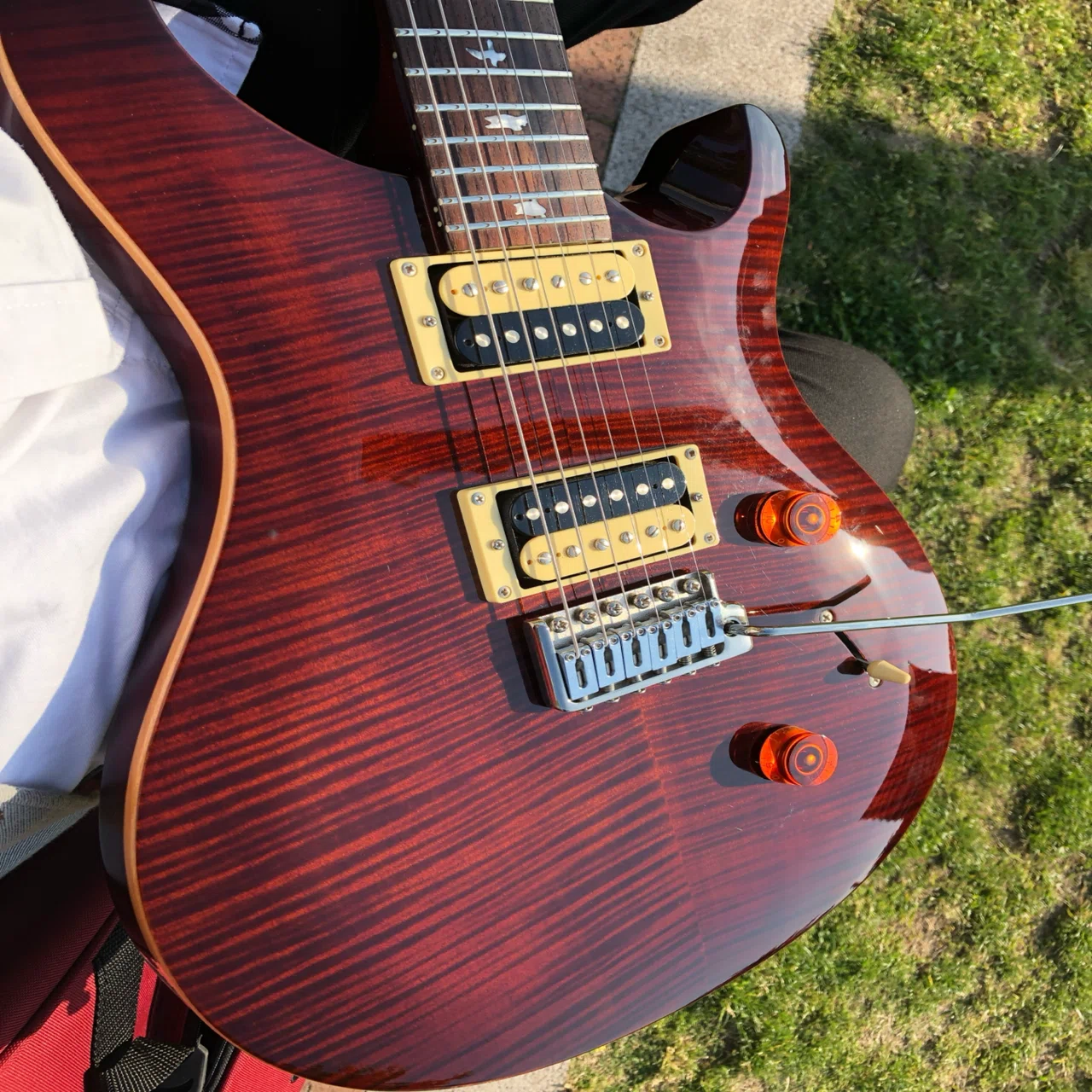 PRS SE Custom24 Black Cherry 改造 PRS SE改造記｜深夜の人