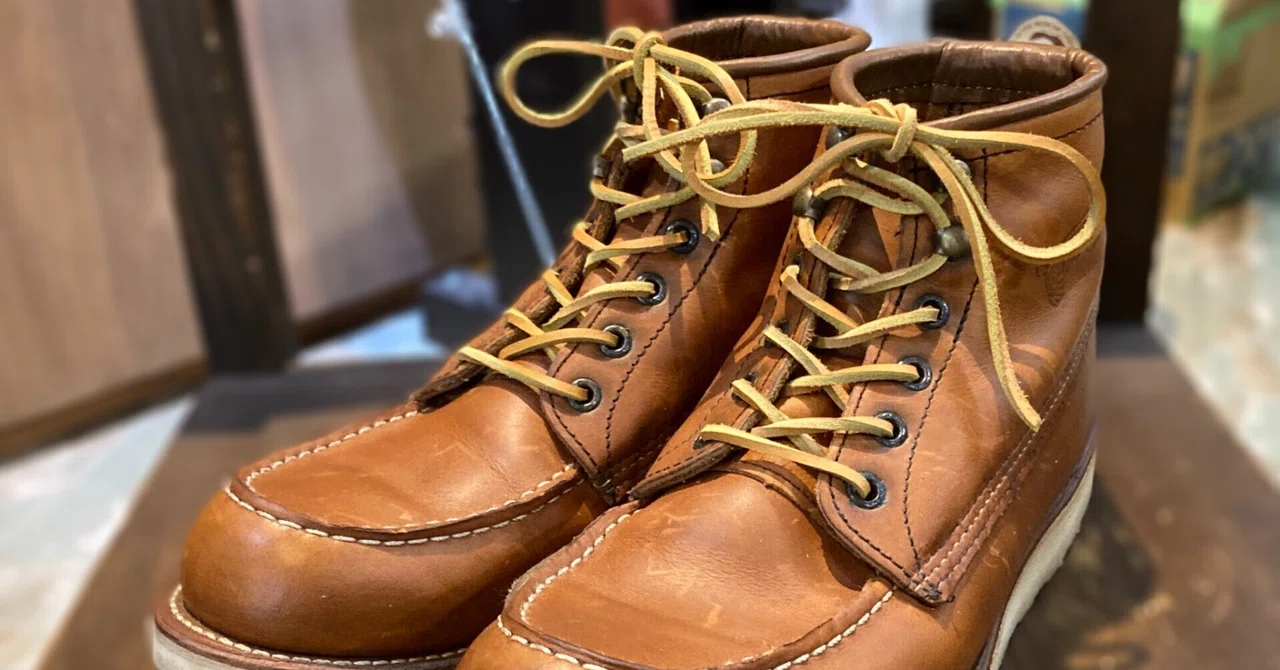 ブーツカスタム/Revamp(リヴァンプ)】Red Wing#877のシャフトカット 