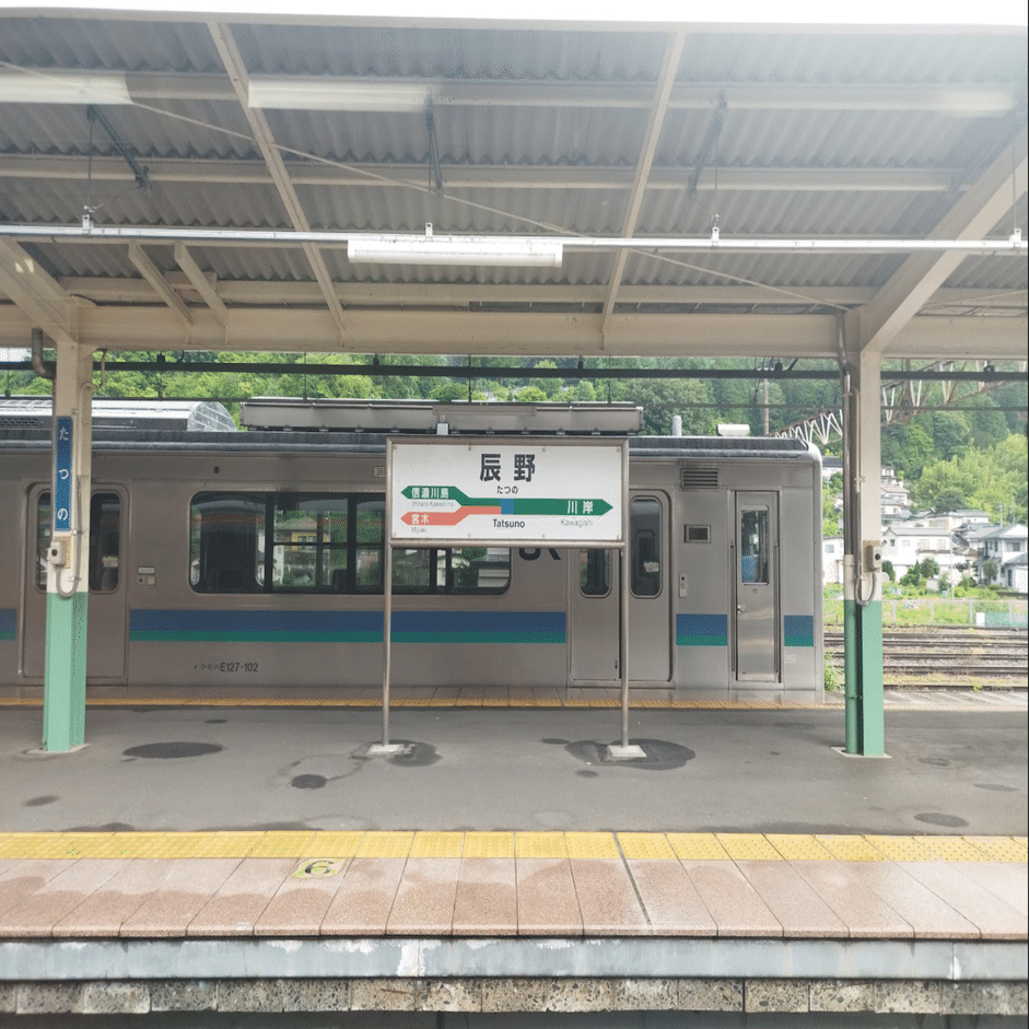 飯田線各駅訪問】94 辰野駅｜線路と鹿