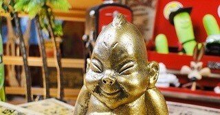 【睦月】シトリンのビリケンさん形オルゴナイト☆他２点 ビリケンさん5号「通常型」 その他置物 鬼師kumi 通販 16271890