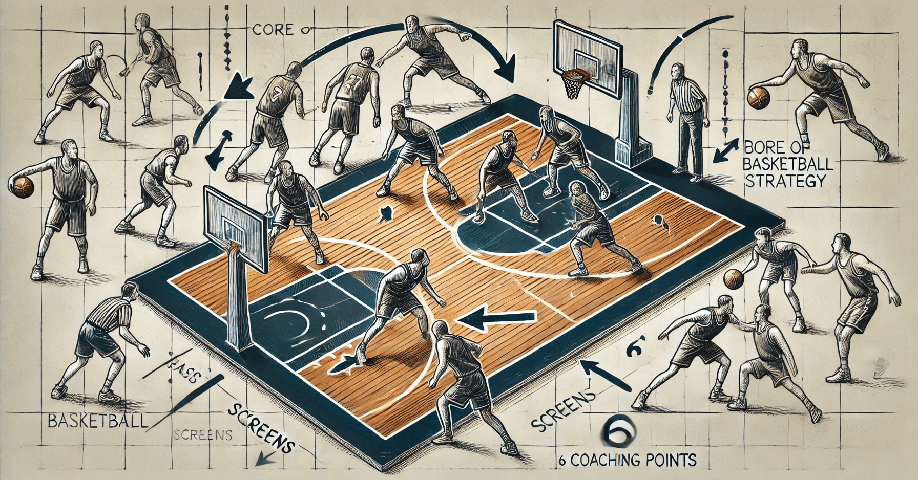 バスケ戦術の核・スクリーンの基本知識と6つの指導ポイント｜Coach
