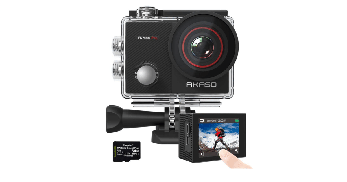 撮影した動画をカメラで直接再生できるAKASO EK7000 Pro 〜GoPro 撮影した動画をカメラで直接再生できるAKASO EK7000 Pro 〜GoPro