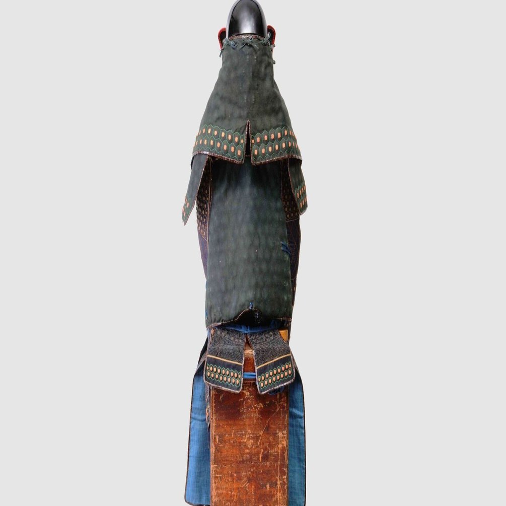 ⭕️江戸時代　鎖帷子　【鎖頭巾／変わり兜】　幕末　新撰組　忠臣蔵 ⭕️江戸時代 鎖帷子 【鎖頭巾／変わり兜】 幕末 新撰組 忠臣蔵 兜