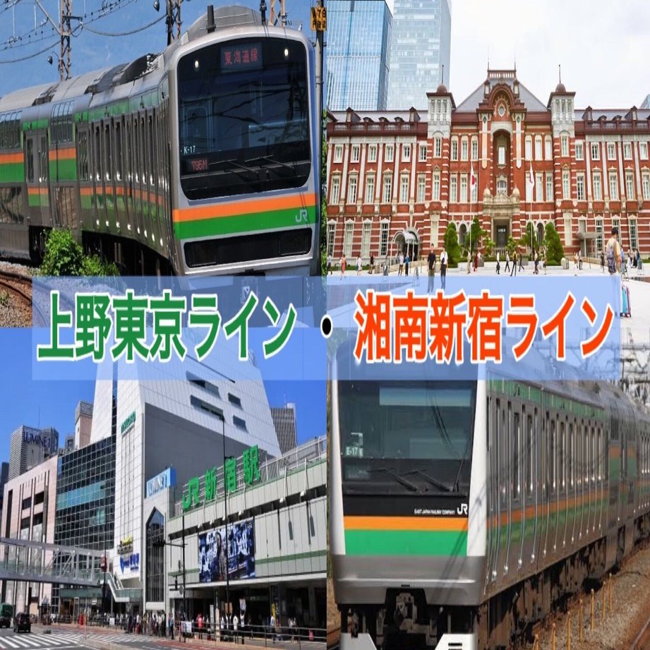 首都圏】長距離移動を担う上野東京ラインと湘南新宿ライン｜湘南快速