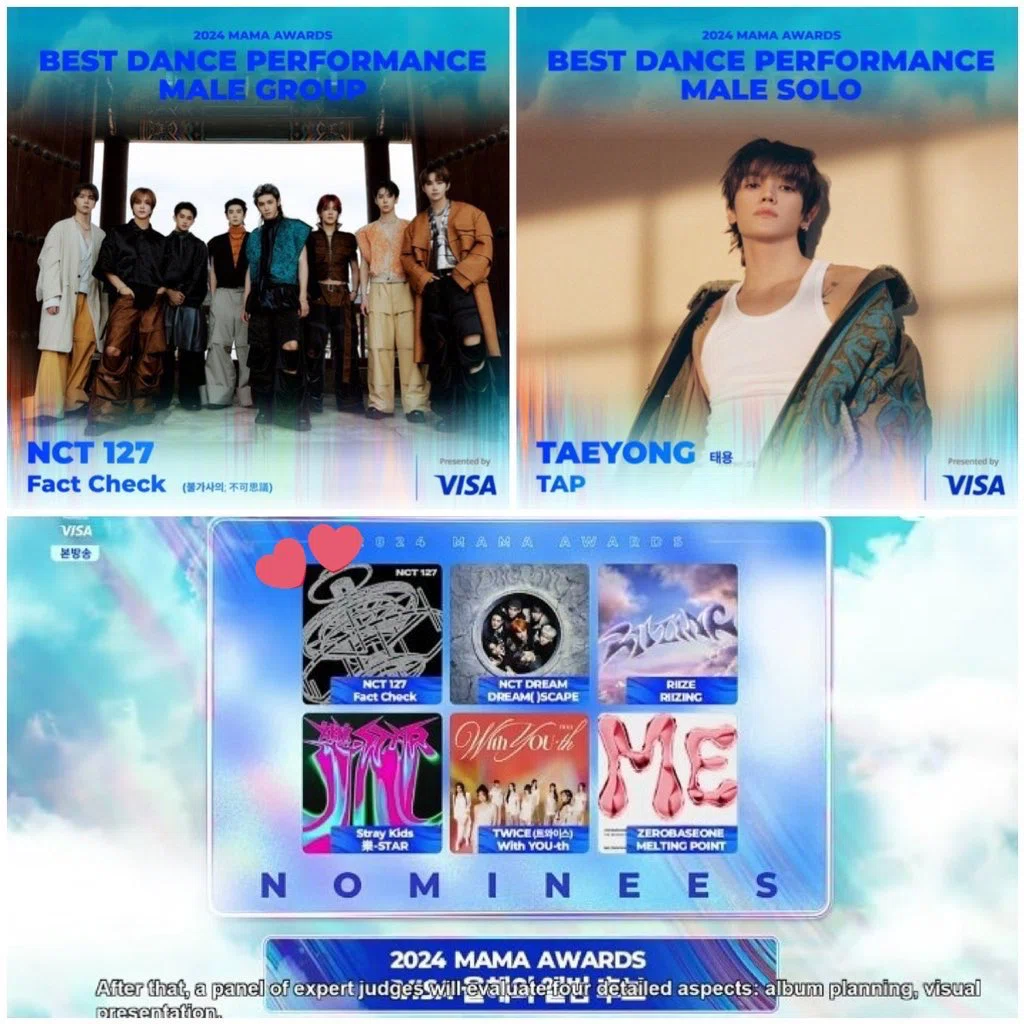 Award Ceremony Voting List 2024｜NCT127 HOUSE JP