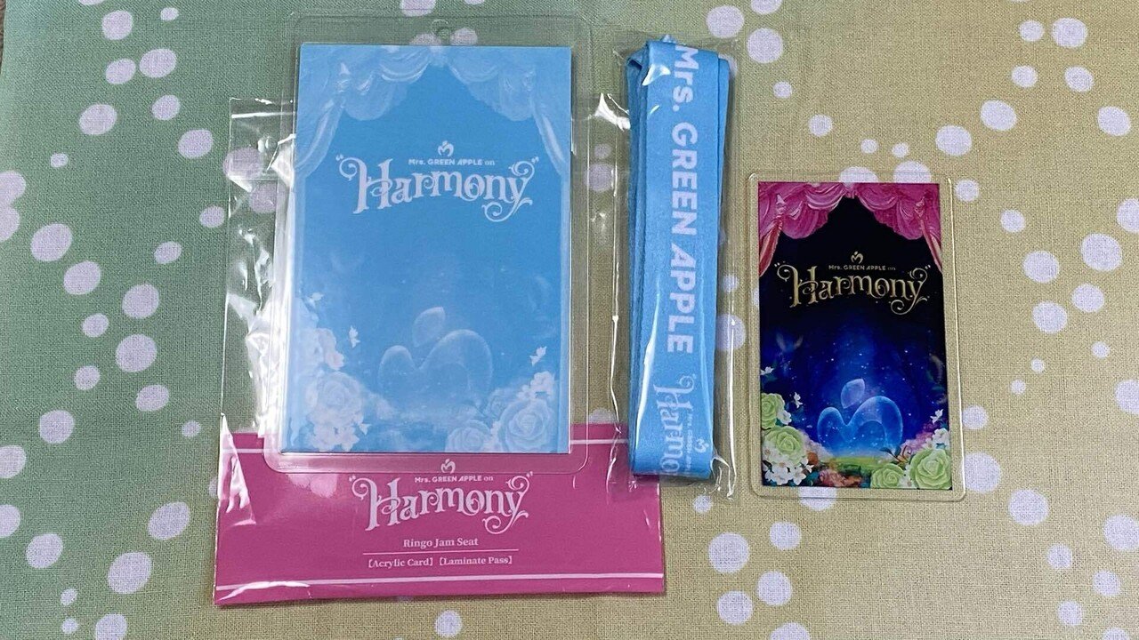 Mrs.GREEN APPLE 【Harmony 】ライブ アクリルカード・パス - メルカリ