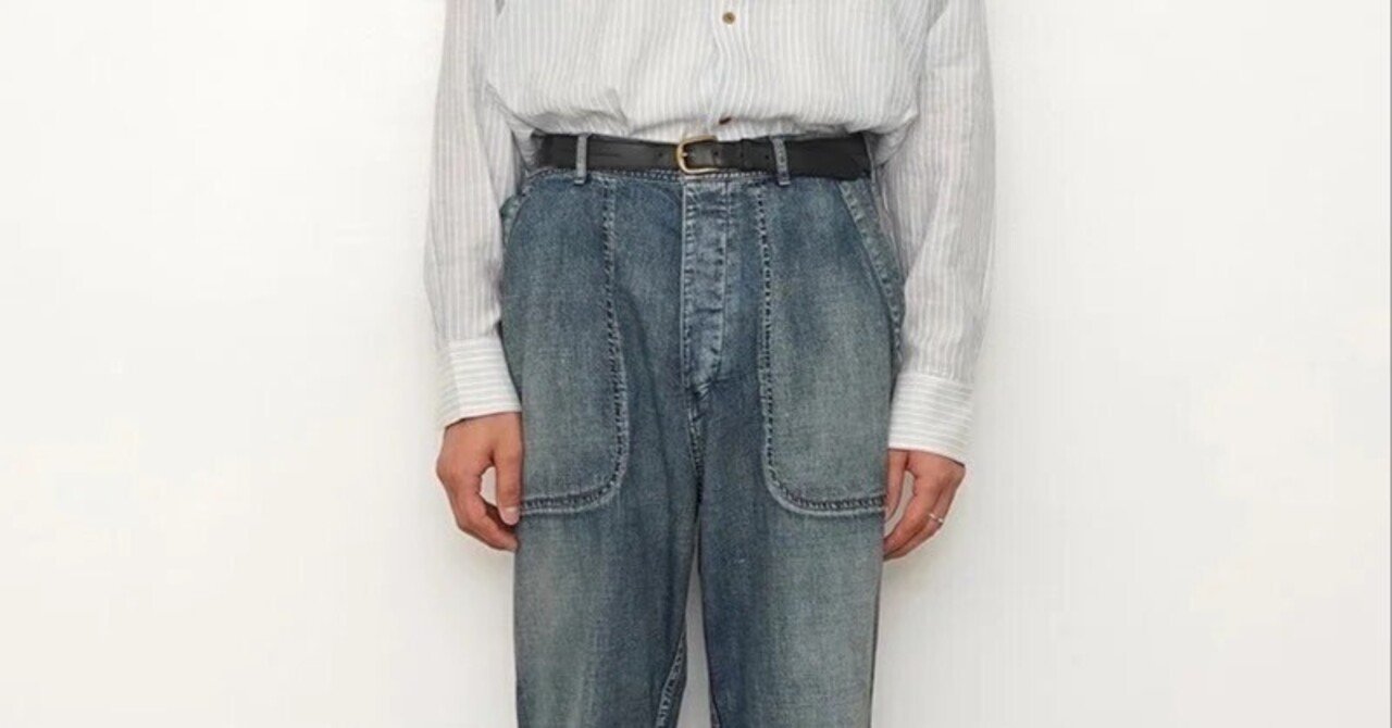 MAATEE＆SONS ミリタリーデニム fade indigo メンズ 