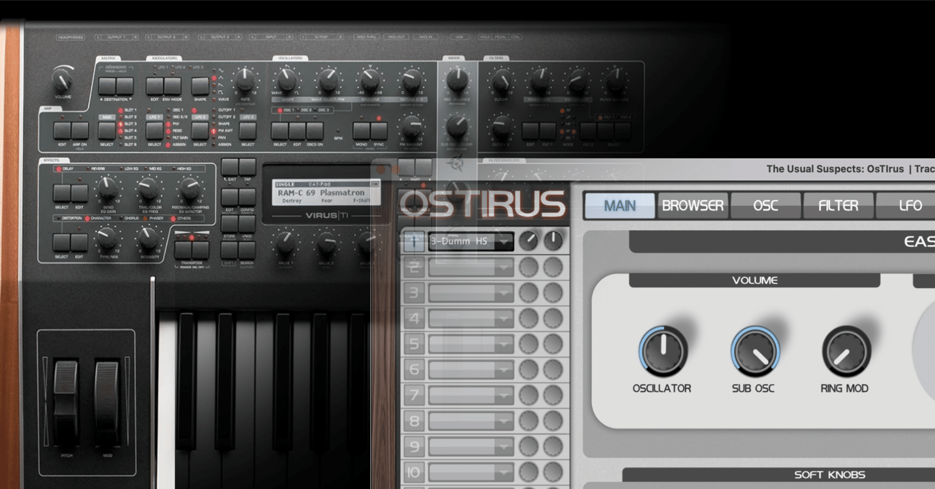 Access Virus TI2が完全に再現されたOSTIRUSについて｜$homa