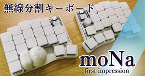分割キーボードmoNaの利用1ヶ月レビュー【自作キーボード 分割キーボードmoNaの利用1ヶ月レビュー【自作キーボード
